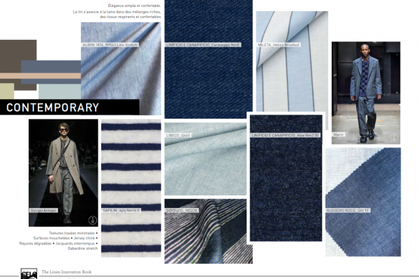 Tendances - Extrait de "Linen innovative e-book de la saison Automne/hiver 20/21" ©CELC