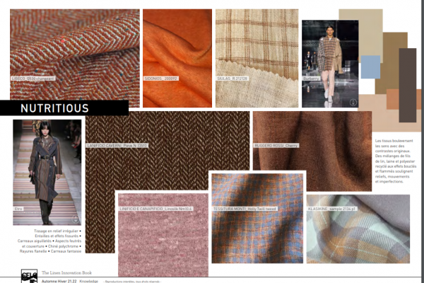 Tendances - Extrait de "Linen innovative e-book de la saison Automne/hiver 20/21" ©CELC
