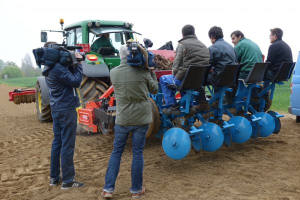 Démonstration de plantation, Gembloux, 05/05/2017