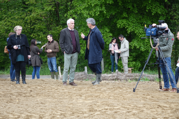 Démonstration de plantation, Gembloux, 05/05/2017