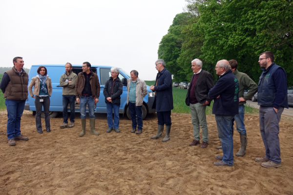 Démonstration de plantation, Gembloux, 05/05/2017