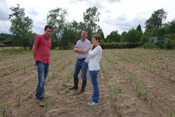 Visite de terrain le 11/07/2017, Temploux ©ValBiom
