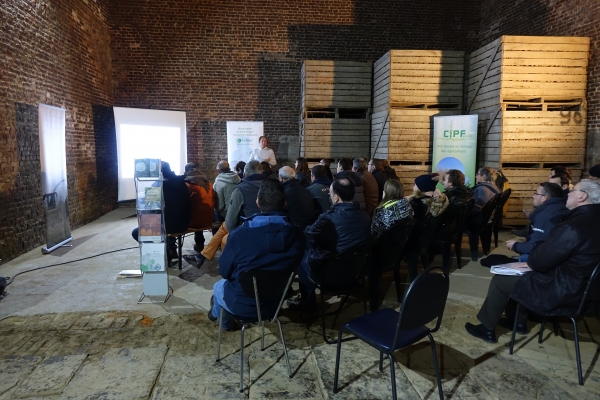 Visite de terrain à Ernage, 27/11/2017