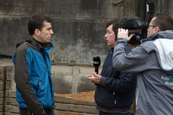 Visite de terrain à Ernage, 27/11/2017