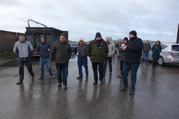 Visite du site de Cinergie à Fleurus, organisée par ValBiom le 18/12/2017