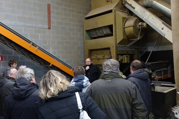 Visite du site de Cinergie à Fleurus, organisée par ValBiom le 18/12/2017