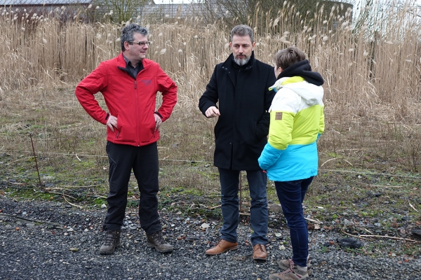 Olivier Ghesquière (Ardea), Pascal Hillewaert (TOTAL Belgium) et Aricia Evlard (ValBiom) ©ValBiom©ValBiom
