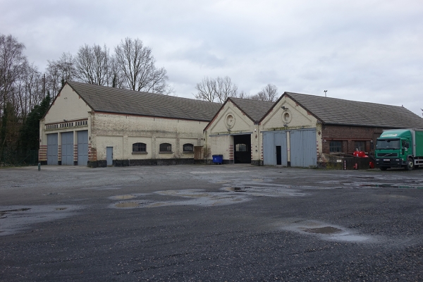 Saint-Ghislain, site de la filiale ProxiFuel, actuel centre de stockage local de pellets ©ValBiom