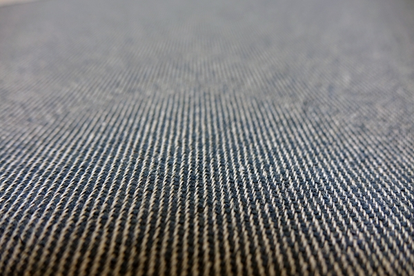 Tissu GAMIN en chanvre (bleu jeans)