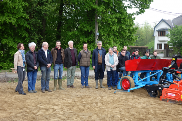 Démonstration de plantation, Gembloux, 05/05/2017